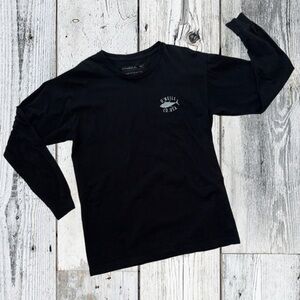 O’Neill Long Sleeve Graphic Tee Men’s Medium | Black Fishing Surf Shirt